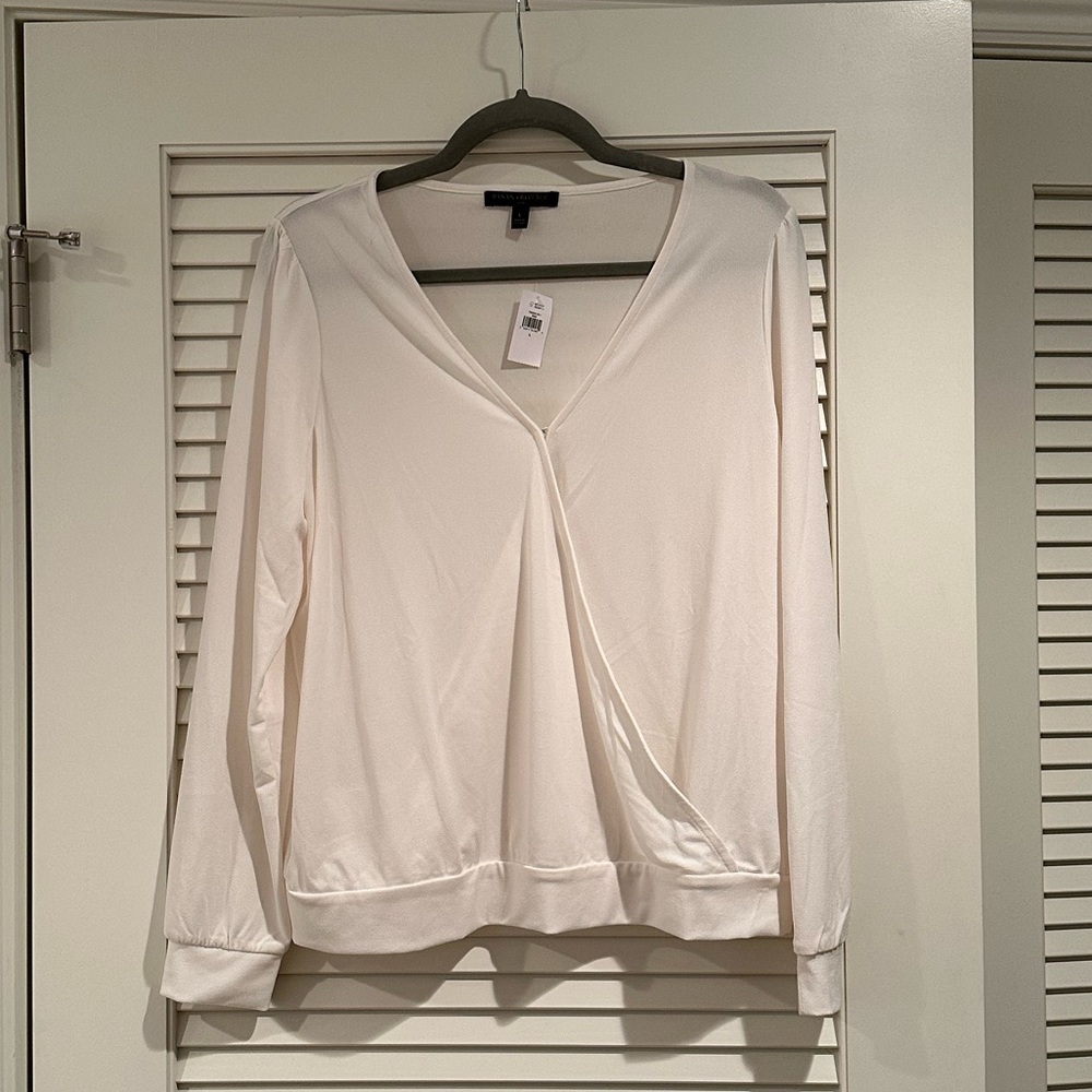 Banana Republic Wrap Crepe Blouse